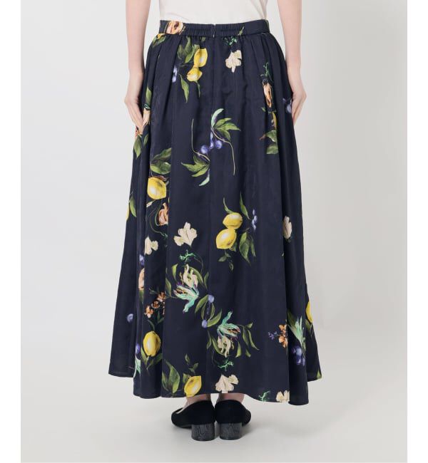  「《追加予約》【洗える】ボタニカルプリントスカート」|スカート|