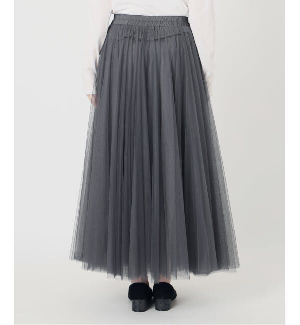  「【洗える】CHOKLATE PARIS /チョコレートパリ  チュールロングスカート」|スカート|