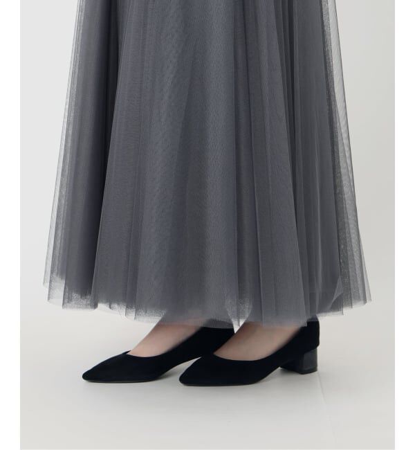  「【洗える】CHOKLATE PARIS /チョコレートパリ  チュールロングスカート」|スカート|