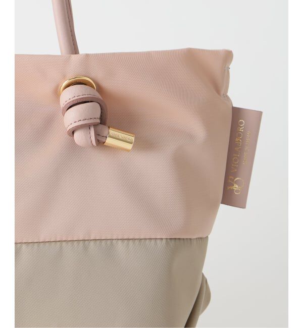  「《予約》VIOLAd&rsquo;ORO / ヴィオラドーロ ナイロンコンビトート S」|トートバッグ|