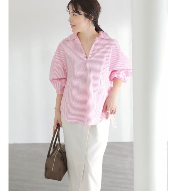  「【洗える】TICCA/ティッカ スキッパーシャツ」|シャツ・ブラウス|