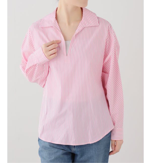  「【洗える】TICCA/ティッカ スキッパーシャツ」|シャツ・ブラウス|