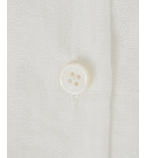  「《予約》【洗える】リネンブレンドシアーシャツ」|シャツ・ブラウス|