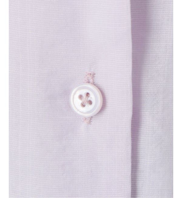  「《予約》【洗える】リネンブレンドシアーシャツ」|シャツ・ブラウス|