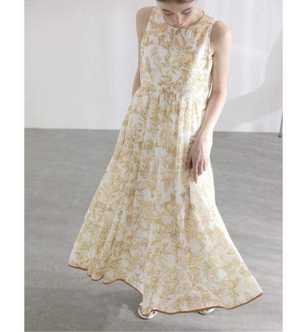  「《予約》【洗える】フルーツジュイプリントワンピース」|ワンピース|