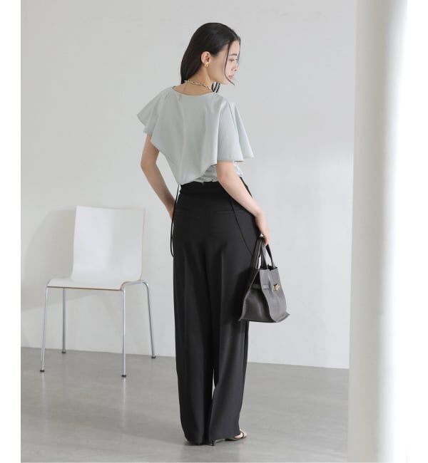  「《予約》【洗える】ケープカットソー」|Tシャツ・カットソー|