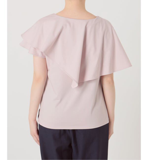  「《予約》【洗える】ケープカットソー」|Tシャツ・カットソー|