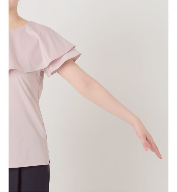  「《予約》【洗える】ケープカットソー」|Tシャツ・カットソー|