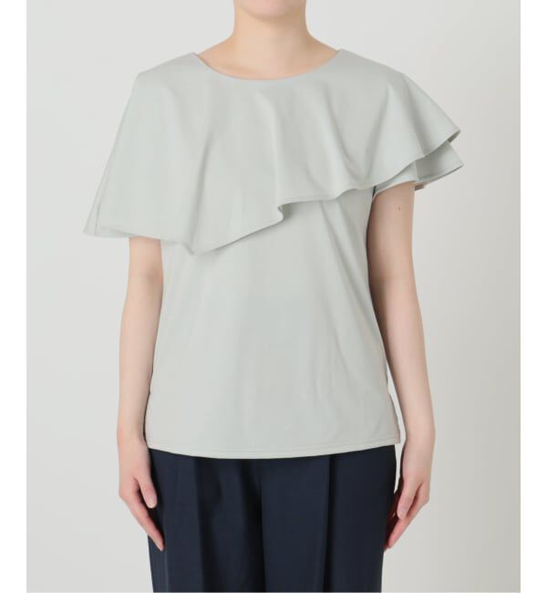  「《予約》【洗える】ケープカットソー」|Tシャツ・カットソー|
