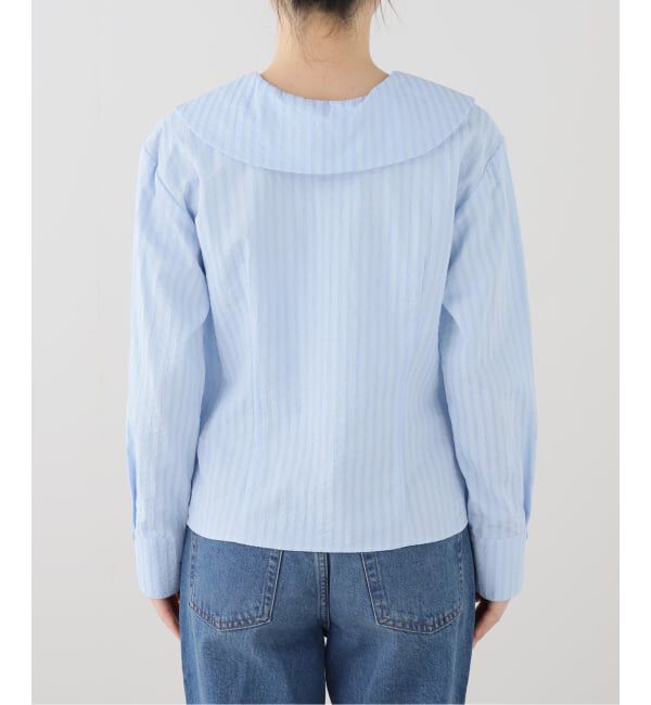  「【洗える】ビックカラーブラウス」|シャツ・ブラウス|