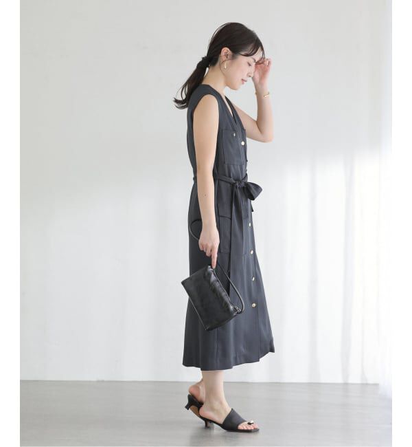  「《予約》【洗える】ジレ2WAYワンピース」|ワンピース|