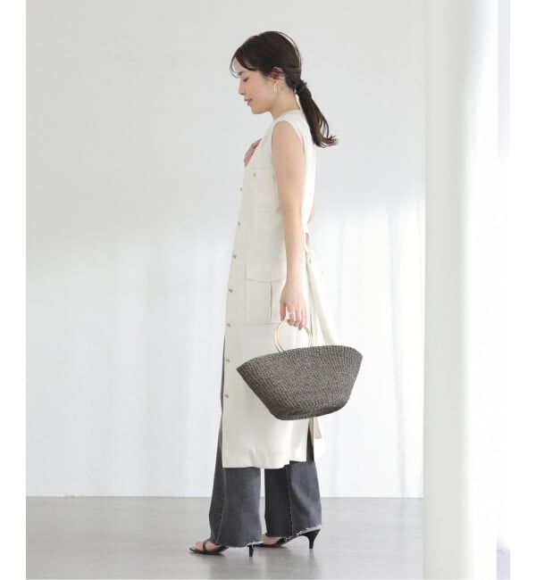  「《予約》【洗える】ジレ2WAYワンピース」|ワンピース|