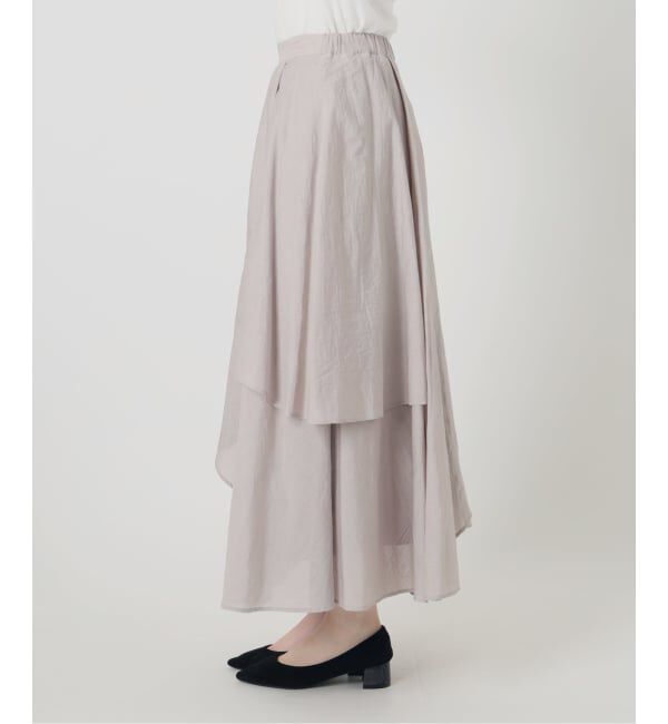 「《予約》【洗える】シアーランダムフレアスカート」|スカート|