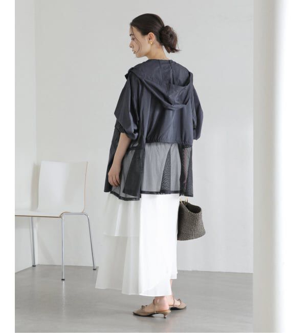  「《予約》【洗える】シアーランダムフレアスカート」|スカート|