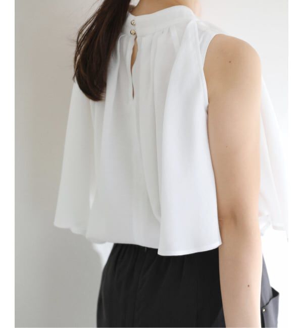  「《予約》2WAYショルダースリットブラウス」|シャツ・ブラウス|