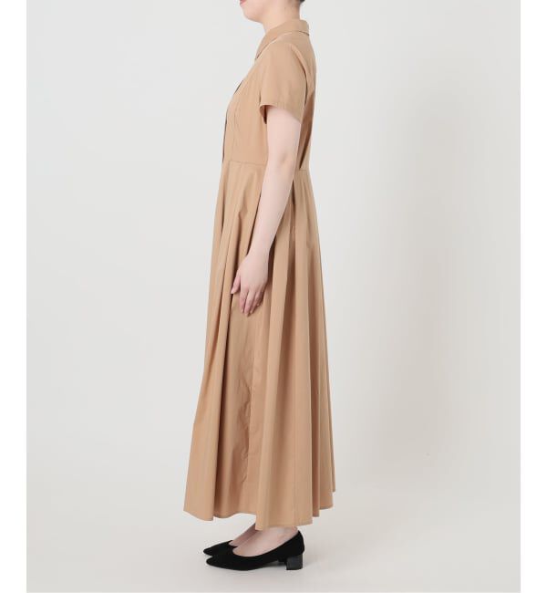  「《予約》【洗える】タックシャツワンピース」|ワンピース|