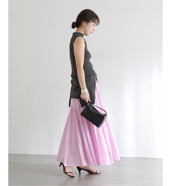  「《予約》【洗える】コットンランダムティアードスカート」|スカート|