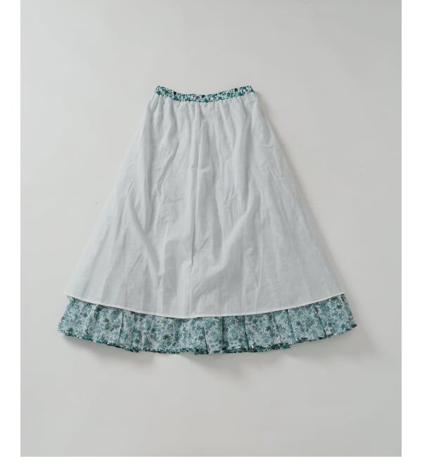  「《予約》【洗える】コットンランダムティアードスカート」|スカート|