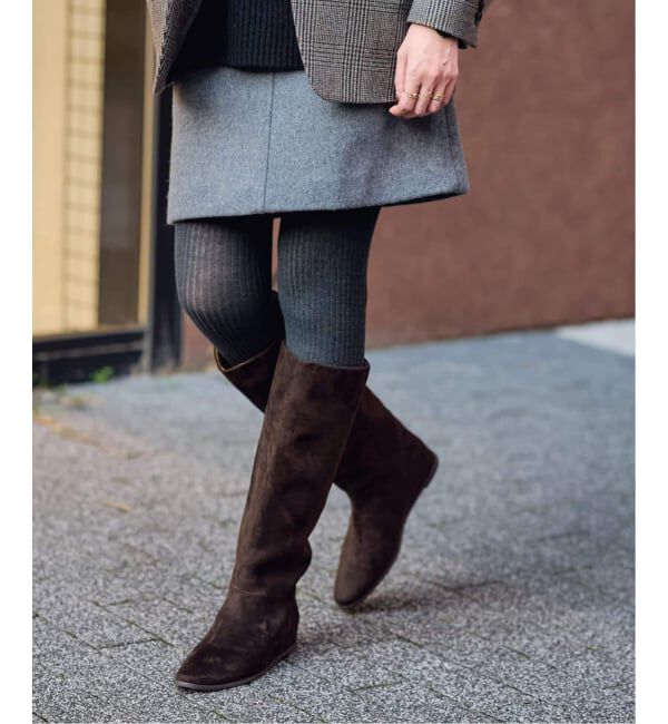  「《追加5》2cmワイドシャフトロングブーツ」|ロングブーツ|