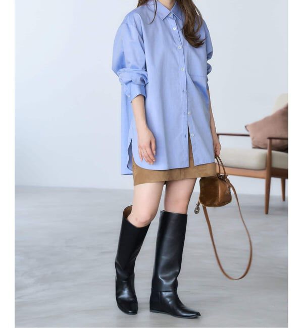  「《追加5》2cmワイドシャフトロングブーツ」|ロングブーツ|