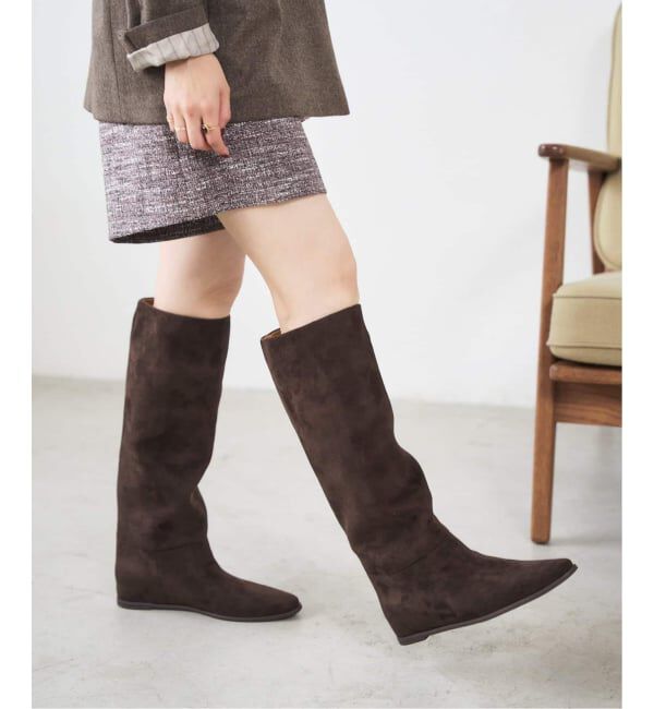  「《追加5》2cmワイドシャフトロングブーツ」|ロングブーツ|