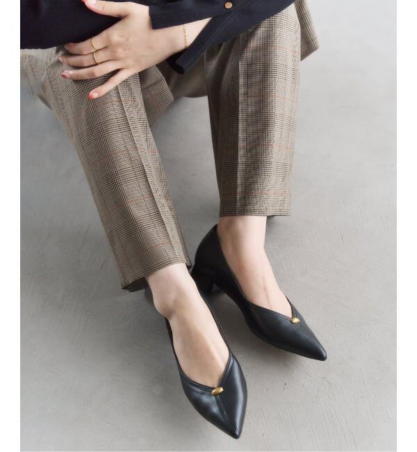  「《追加》3cmVカットメタルパンプス」|パンプス|