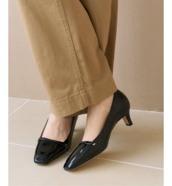  「5cmスクエアローファーパンプス」|パンプス|