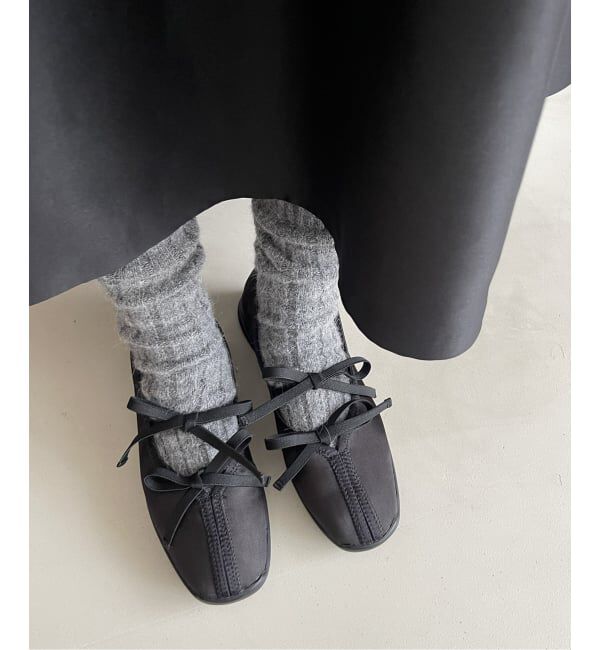  「《追加》Lダブルリボンバレリーナ」|スニーカー|