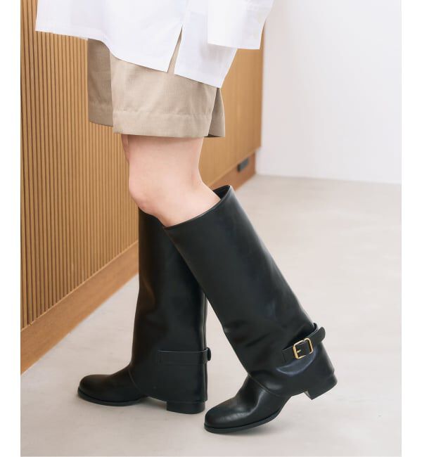  「《追加》5cmワイドシャフトカバーブーツ」|ロングブーツ|