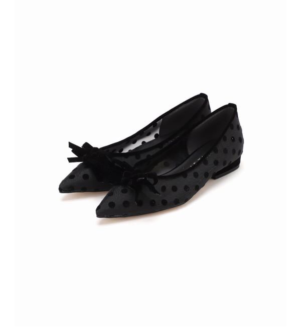  「《追加予約》ポインテッドチュールメニーリボンフラット」|その他|