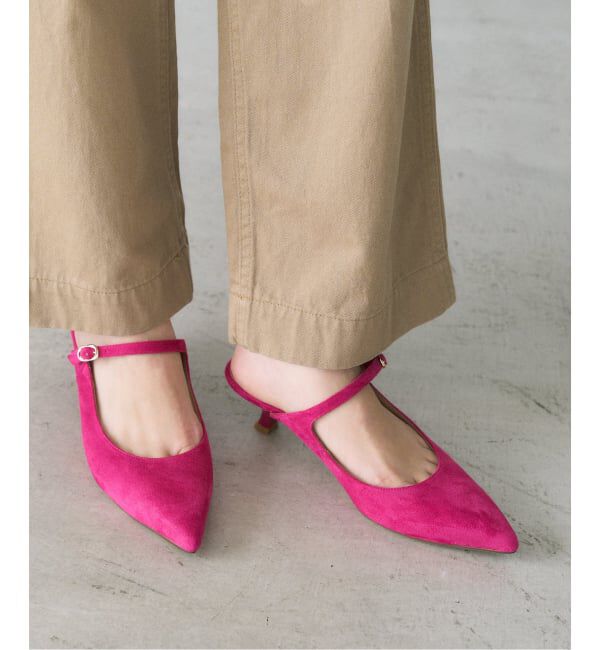  「《追加》4.5cmポインテッドストラップミュール」|パンプス|