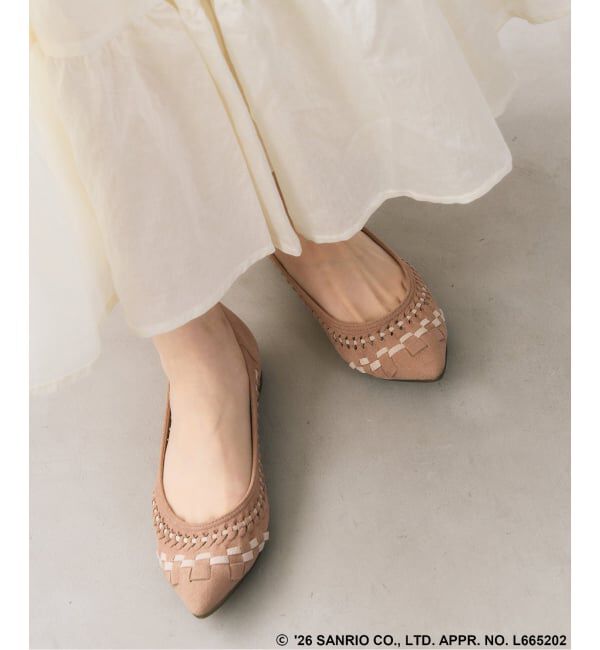  「Sanrio characters&times;LE TALON ポインテッドサシメッシュフラット」|その他|