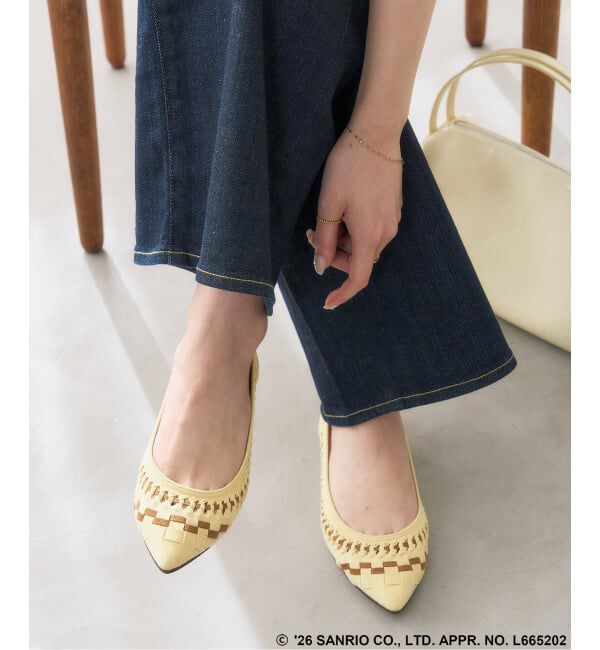  「Sanrio characters&times;LE TALON ポインテッドサシメッシュフラット」|その他|