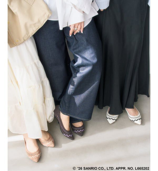  「Sanrio characters&times;LE TALON ポインテッドサシメッシュフラット」|その他|