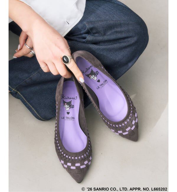  「Sanrio characters&times;LE TALON ポインテッドサシメッシュフラット」|その他|