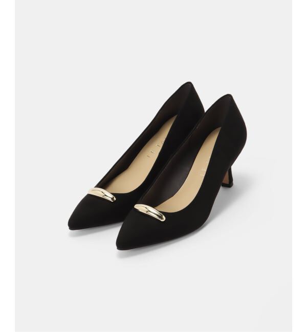  「6.5cmポインテッドメタルモチーフパンプス」|パンプス|