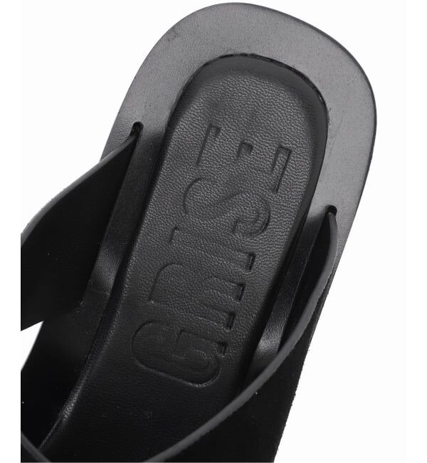 GRISE「GRISE5cmレザーEDGEトングサンダル」|サンダル|