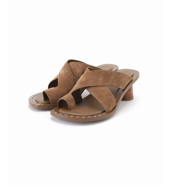 GRISE「GRISE5cmレザーEDGEトングサンダル」|サンダル|