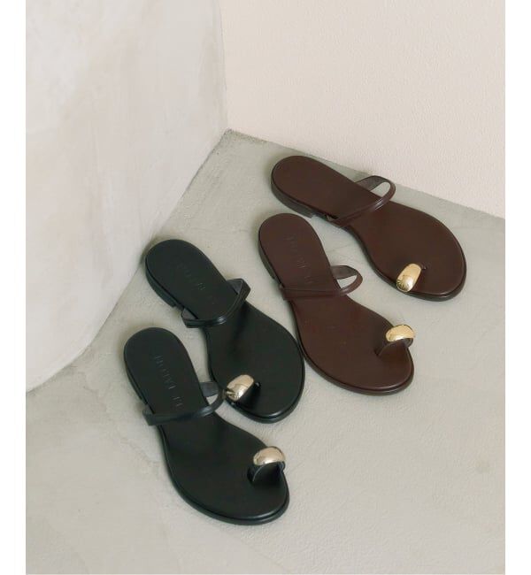  「《追加予約》メタルサムリングサンダル」|サンダル|