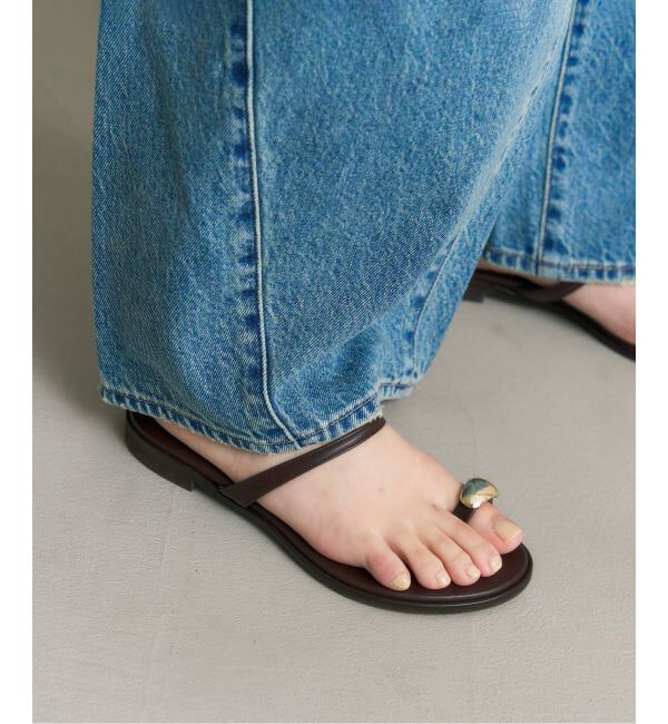  「《追加予約》メタルサムリングサンダル」|サンダル|