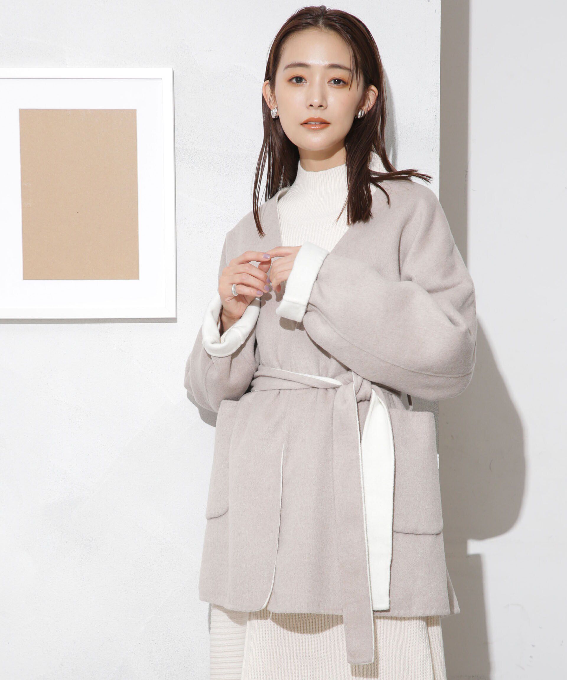 nano･universe「リバーガウンショートコート」|その他|