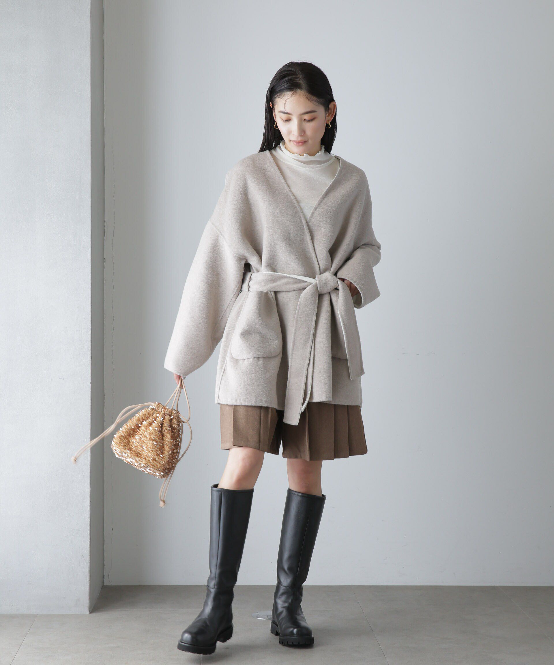 nano･universe「リバーガウンショートコート」|その他|