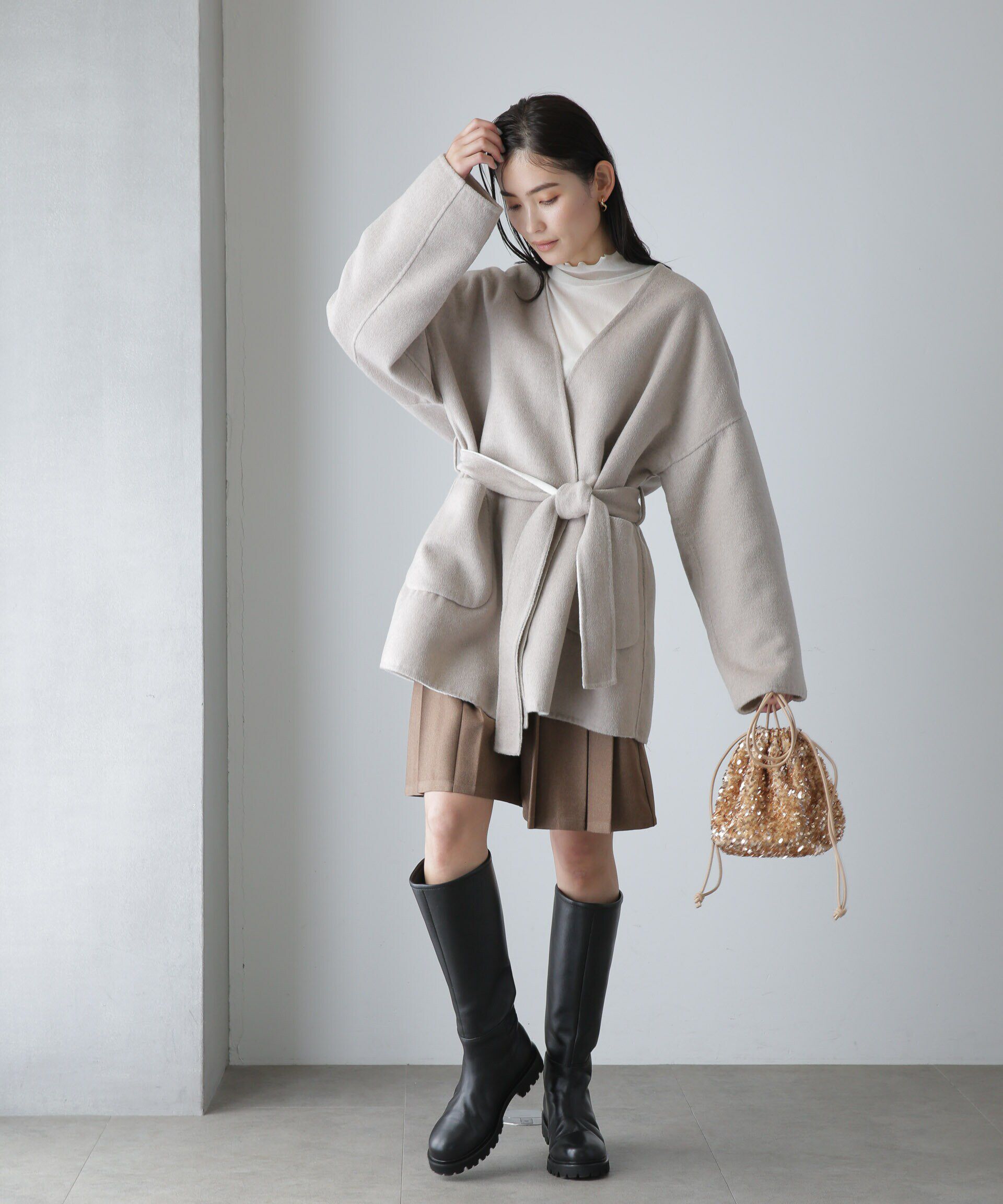 nano･universe「リバーガウンショートコート」|その他|