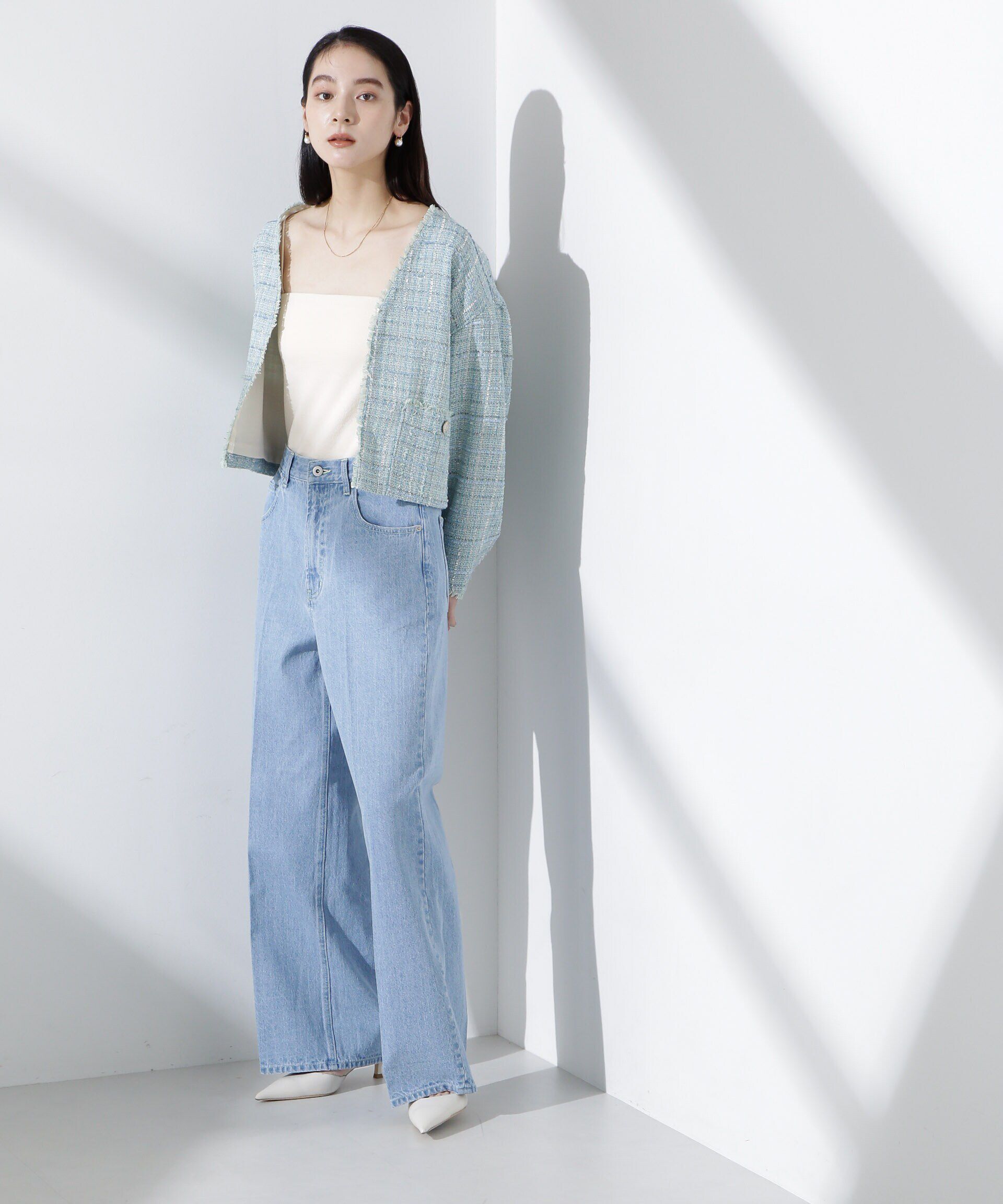 nano･universe「カップ付き2wayキャミベアトップ」|Tシャツ・カットソー|