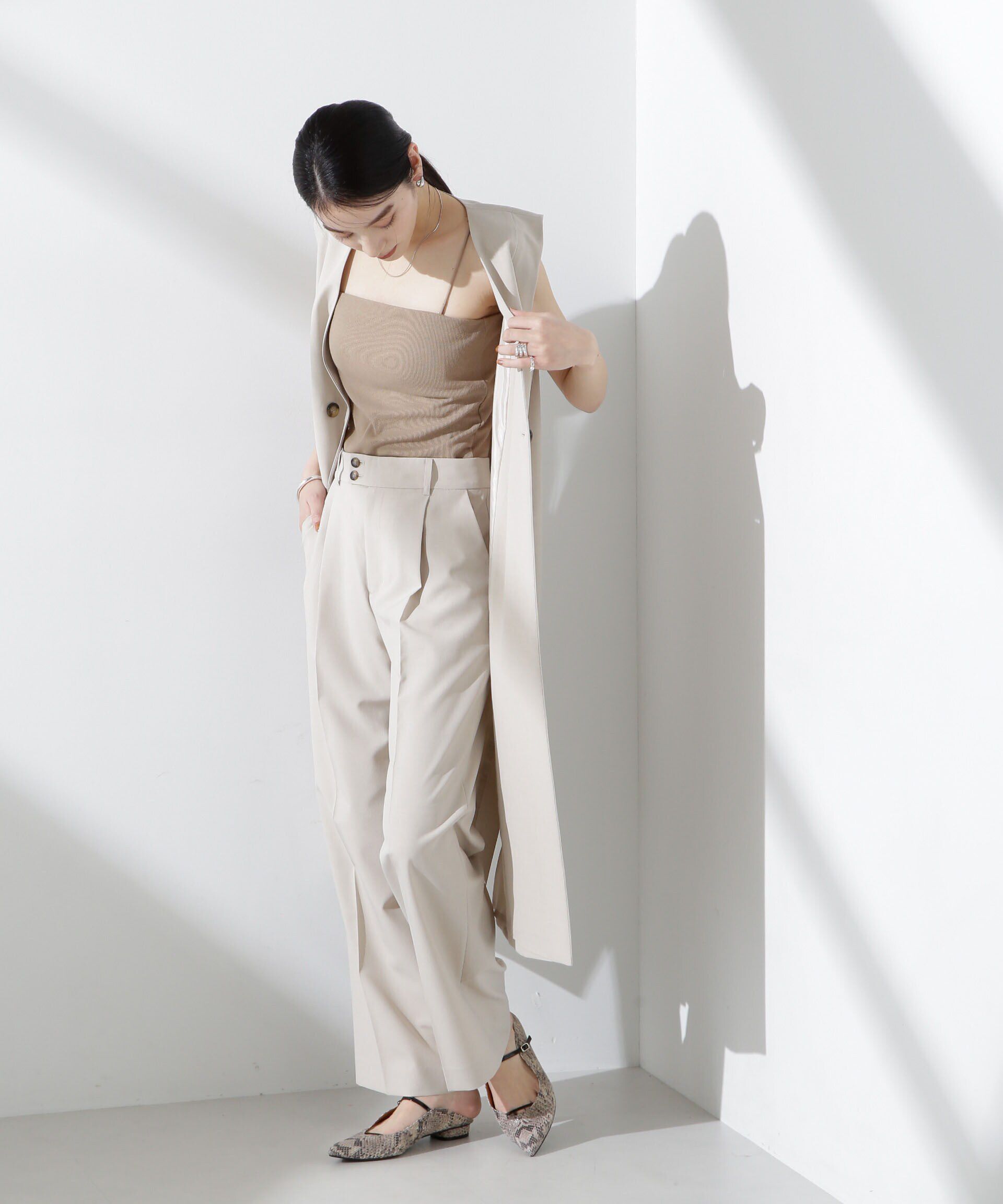 nano･universe「カップ付き2wayキャミベアトップ」|Tシャツ・カットソー|