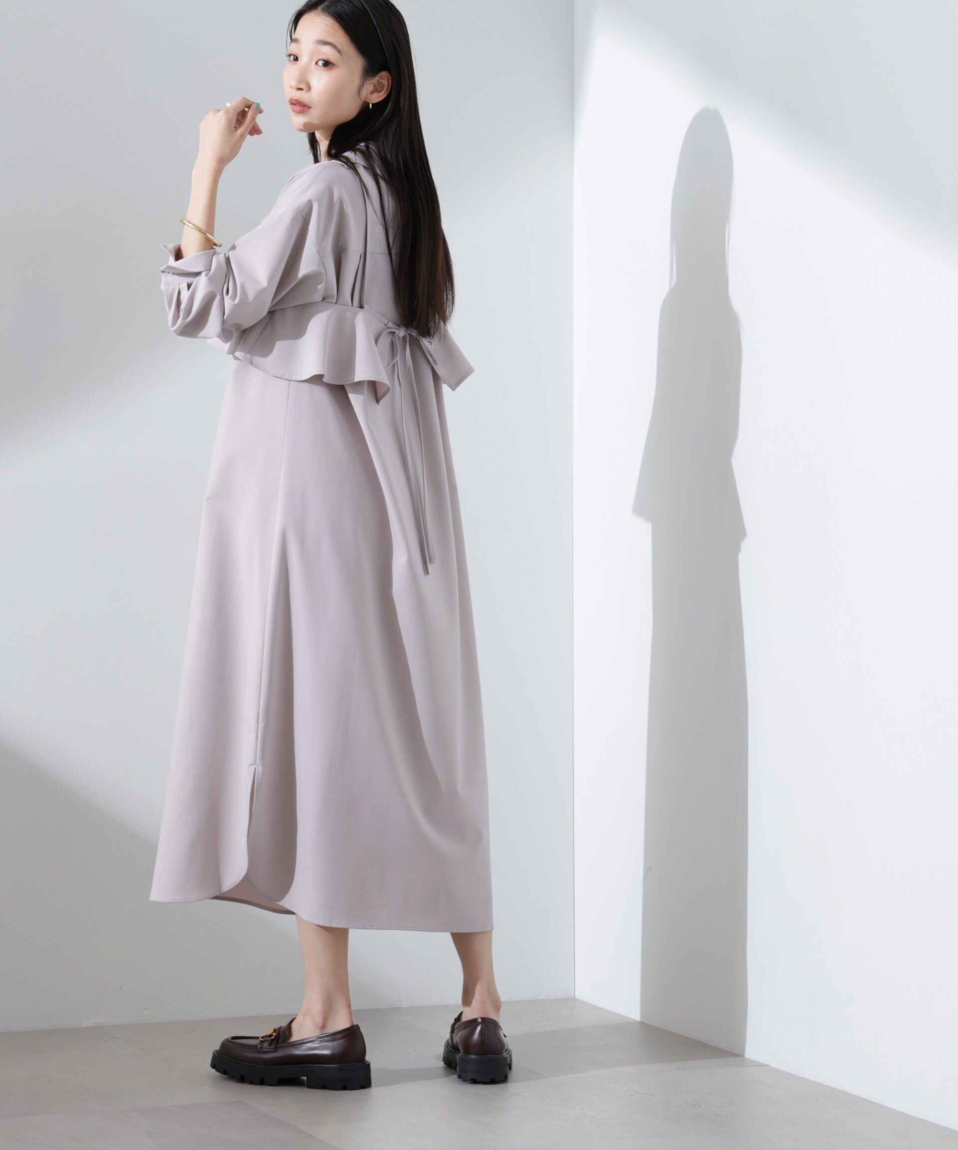 nano･universe「キャミソールビスチェ＋スキッパーワンピースSET」|ワンピース|