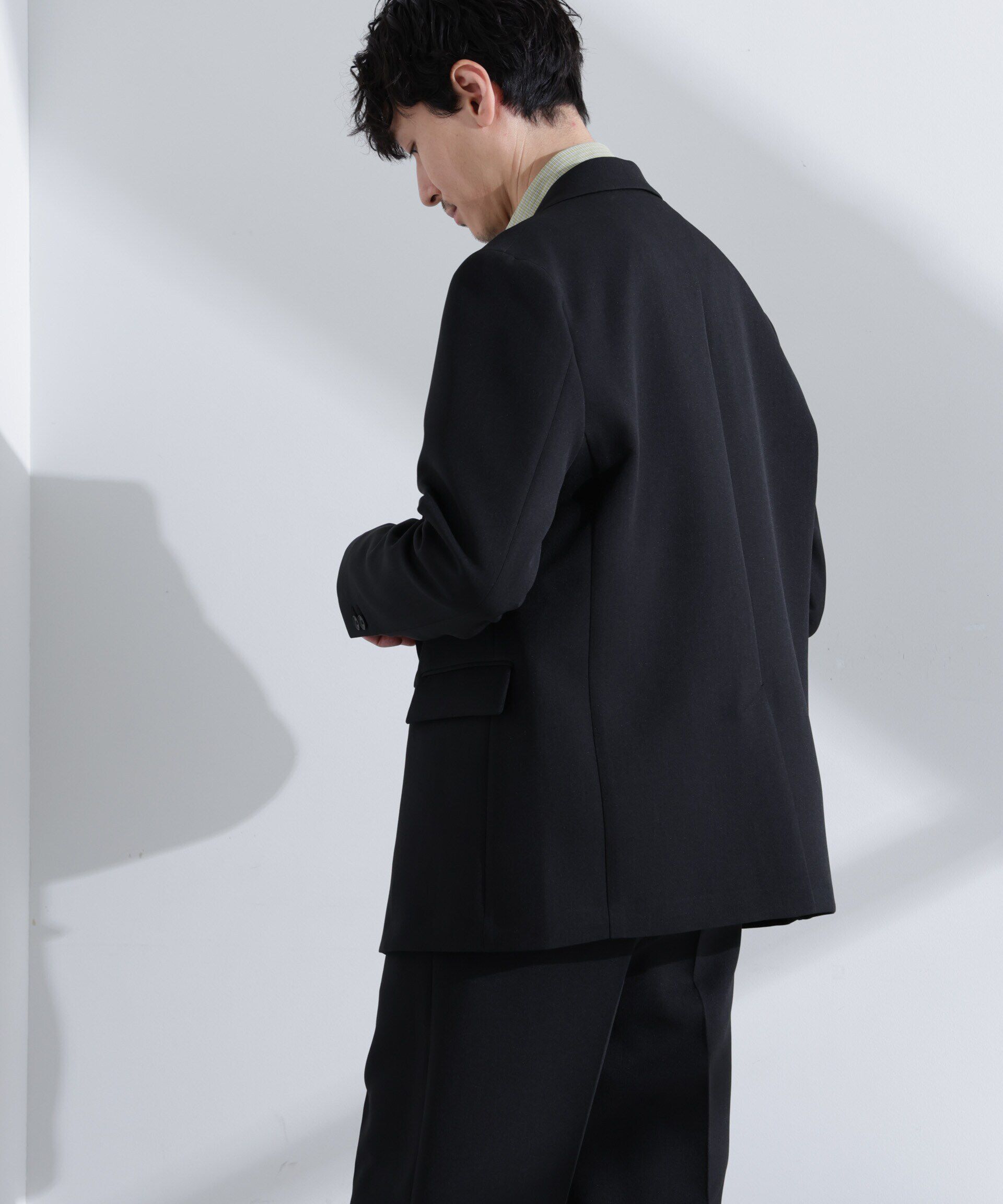 nano･universe「ReflaxR ダブルクロスウェザージャケット（セットアップ可）」|テーラードジャケット|