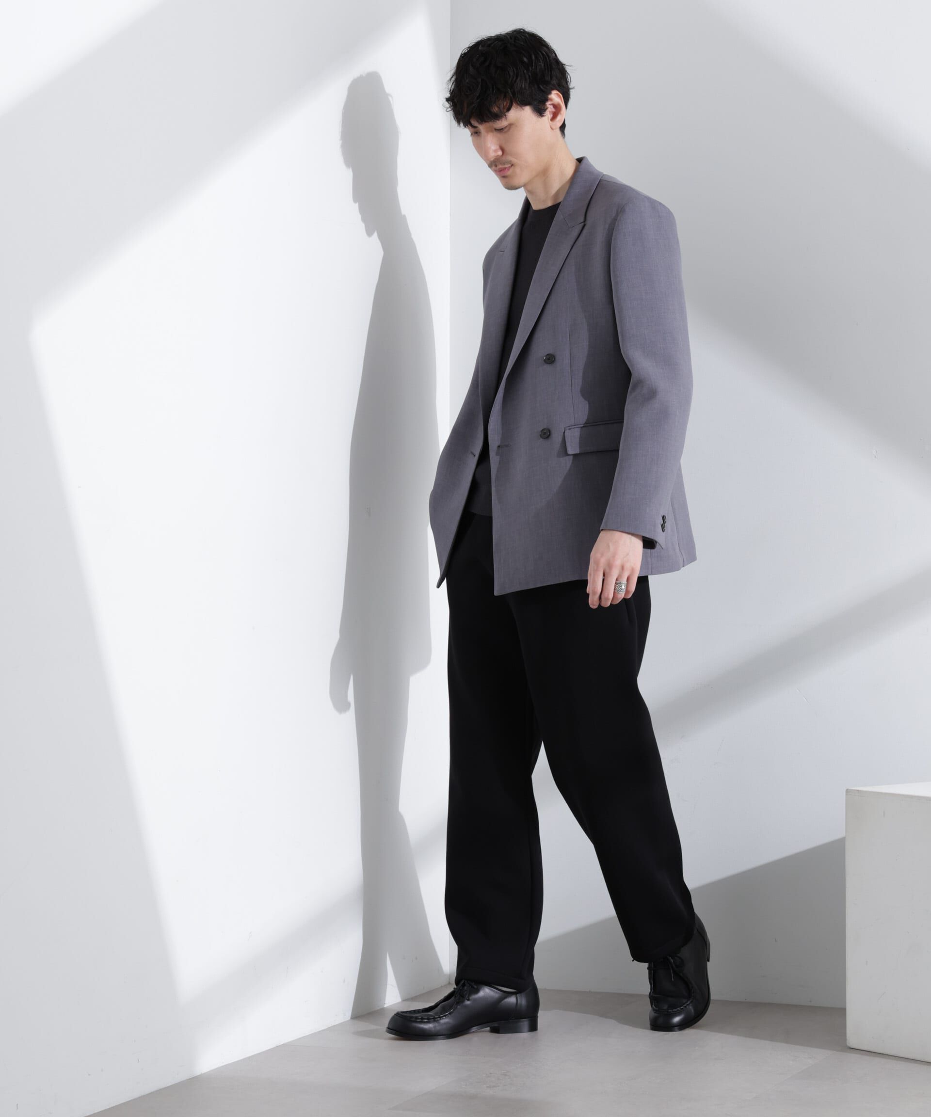 nano･universe「ReflaxR ダブルクロスウェザージャケット（セットアップ可）」|テーラードジャケット|