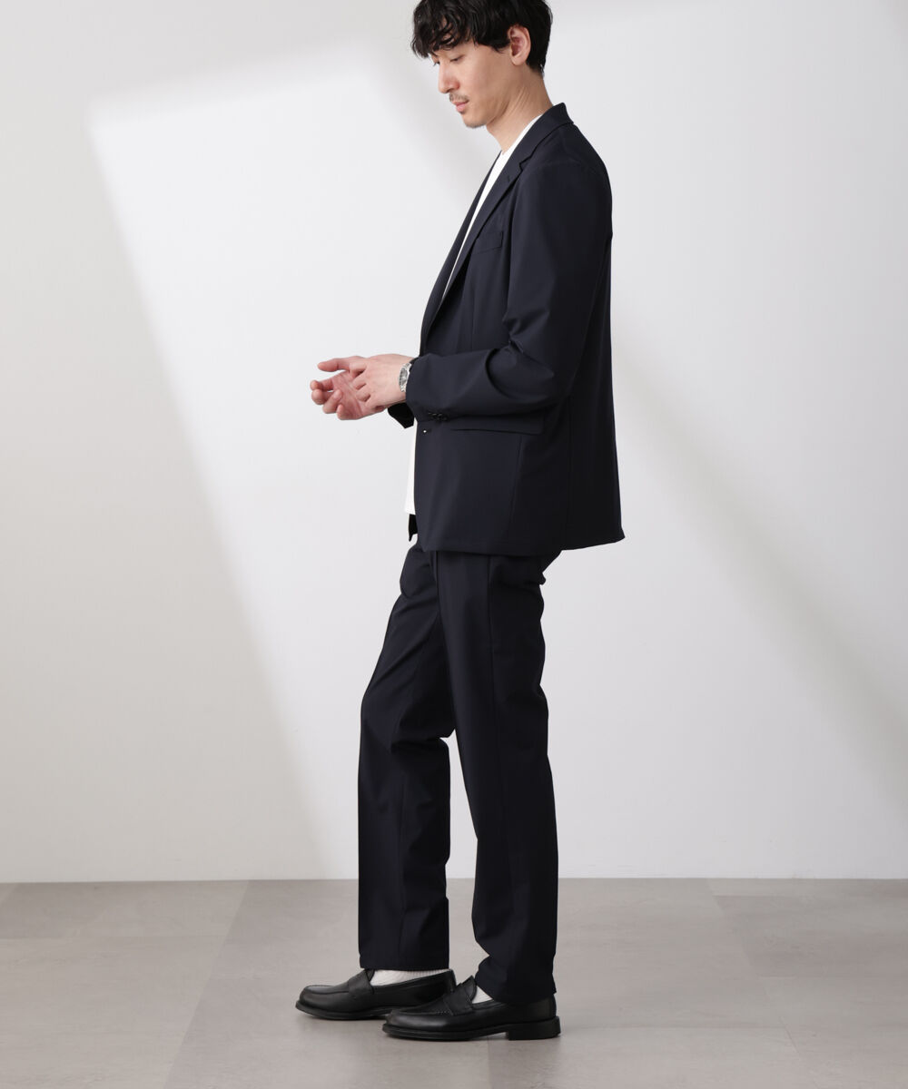 nano･universe「｢N TROUSERS BASIC｣トロピカルストレッチパンツ（セットアップ可）」|スーツ|