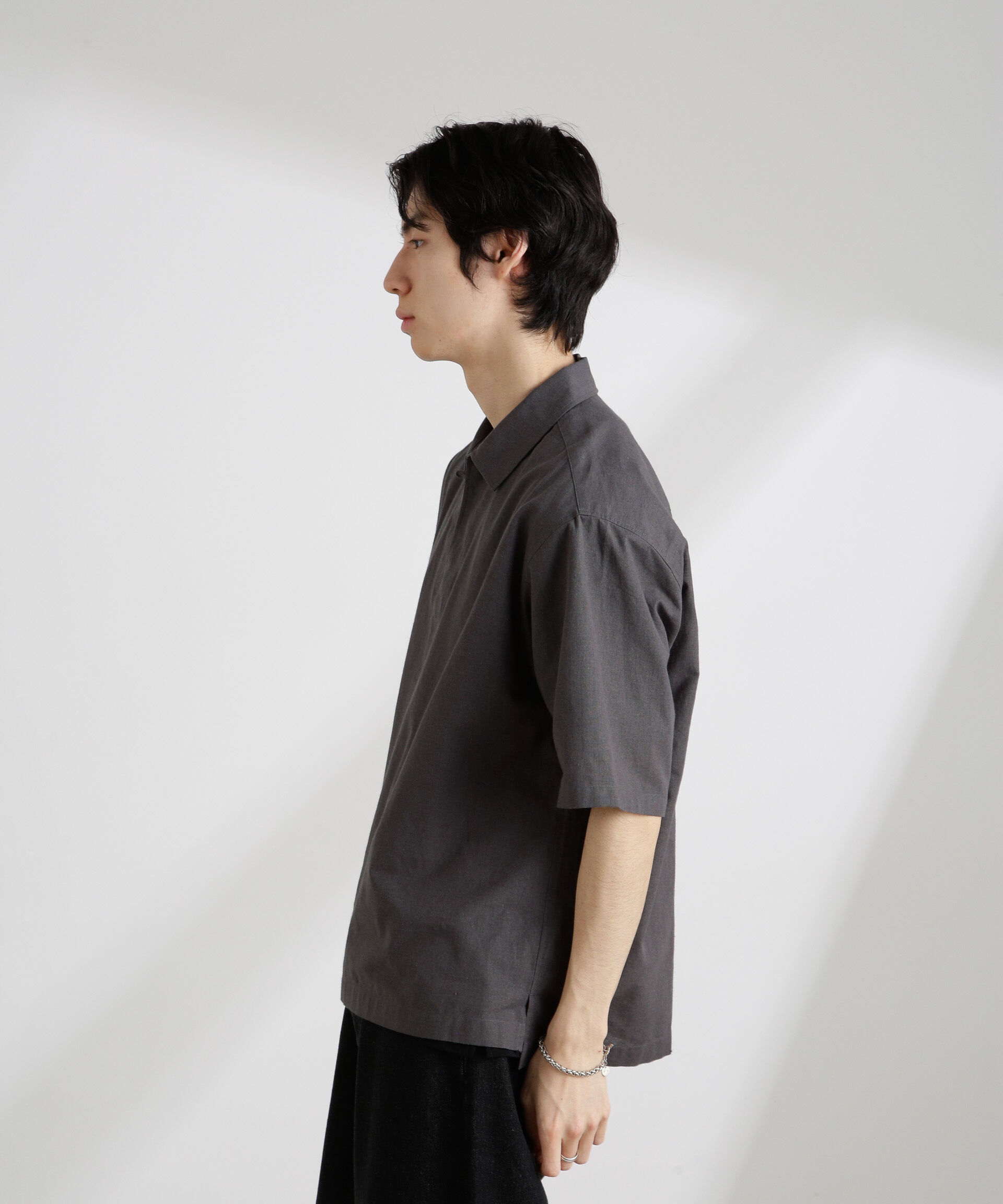 nano･universe「クールマックスリネンスキッパー」|シャツ・ブラウス|